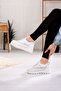 Imported Genuine Leather Women's Stylish Sneakers - 3