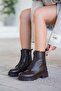 Roy Lace-Up Women's Genuine Leather Boots Brown - 2