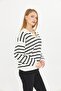 Polo Neck Striped Trend Sweater 1226 - 2
