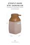 Wooden Patterned Mink Striped Square Liquid Soap Dispenser - 2