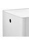 Storage box with lid, white, 32x32x32 cm - 7
