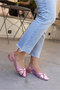 Goldie Candy Pink Flat Casual Women's Ballerinas - 4