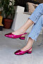 Goldie Fuchsia Plain Casual Women's Ballerinas - 2