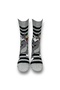 Single Unisex Gray Color Cartoon Character Stretchy Moisture Cotton Socks - 3