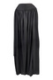 Black Color Collared Halloween Cloak 120 cm (Masked Ball & Halloween Dracula Cloak) - 3