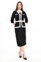White Garni Detailed Button Detailed Suit Look Dress 7114 - 3