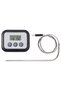 Meat thermometer/timer, digital black