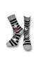 5 Pack Mixed Cartoon Characters Colorful Unisex Flexible Cotton Socks - 3