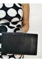 Women's Laser Black Evening Dress Clutch Night Chain Wedding Bag - 2