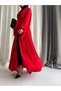 Red Hanzade Abaya - 3