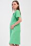 Women's Short Sleeve Maternity Green Tunic C5T3N1O804 - 2