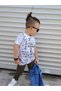 Boy's Denim Vest / Gabardine Trousers / Suprem T-Shirt 3-Piece Combination - Holiday Wear - 7