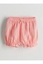 Lcw Baby Ecru Crew Neck Floral Baby Girl Blouse and Shorts 2Pcs - 4