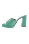 Green Grass Platform Women's Slippers - High Heel 7793275 - 3