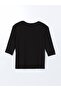 Lcw Grace Crew Neck Women's Blouse with Stones (S5) - 6