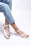 Giselbrae Women's Sandals 0012111 White Skin - 2