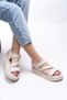 Dhorekh Women's Sandals 00121010 Beige - 3