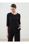 Lcw Grace Crew Neck Women's Blouse with Stones (S5)