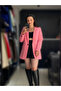 Pembe Blazer Ceket - 3