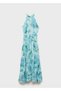 Floral Pattern Pleated Dress - 3