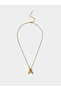 Initial A Pendant Necklace - 2