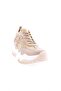 Z3 23Y Women's Mega Thick Sole Silver Stone Sneakers Shoes Skin - 2