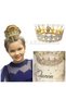 Full Circle Metal Luxury Tiara with Crystal Stones King Queen Crown Cake Bun Bridal Head Engagement Crown Gold