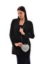 Women's Silver Heart Evening Dress Bag - 5