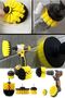 Set of 3: Drill Bit - Brush - for Cleaning Bathroom, Bathtub, Shower, Car Seat and Tire - 8