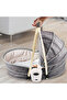 6 - in - 1 Cozy Rocker Bassinet with Wheels, Awning & Mosquito net - Grey - 5