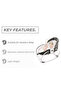 6 - in - 1 Cozy Rocker Bassinet with Wheels, Awning & Mosquito net - Grey - 6