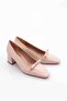 0700 Women's Heeled Shoes Beige - 2