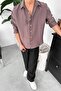 Brown Soft Premium Oversize Shirt - 4