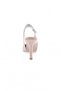 2025-23y Women's Silver Rhinestone Elastic-Detail Thin High-Heeled Shoes Nude - 4