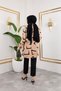 Women's Hijab Clothing & Sportswear Suitable Button Detail Stylish Patterned Woven Viscose Shirt-Tunic - 2