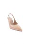 2025-23y Women's Silver Rhinestone Elastic-Detail Thin High-Heeled Shoes Nude - 2