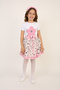 Floral Patterned Skirt / T-Shirt Girl's Top and Bottom Set 23 April 19 May Show Clothes - 7
