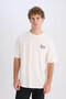 Ecru Men's T-Shirt D5466Ax/Er105 - 4