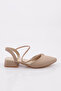 K585 Women's Short Heeled Ballerinas Skin