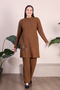 Women's Plus Size Seasonal Combed Cotton Suit - 4