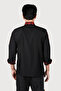 Embroidered Black Red Piping Cook Jacket - 7