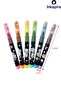 Star Printed Highlighter 2 Pieces Sequin Star Stamped Magician Pen Cute Star Stamper Pen - 3