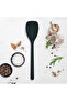 Silicone Saute Spoon Black |   Platinum Silicone |   Bpa Free |   200 ° C Heat Resistant | - 2