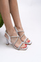 Women's Heeled Shoes 0012371 Silver Sultan
