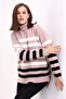 Striped Turtleneck Knitwear Tunic 1416 - 5