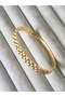 Women's Steel Bracelet Rolex Model Gold Color 316 L Sterling Steel Handcuff Bracelet - 4