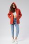 Mooncover Hooded Kangaroo Pocket Zippered Sweatshirt – Tile - 2