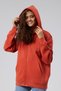 Mooncover Hooded Kangaroo Pocket Zippered Sweatshirt – Tile - 3