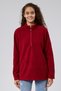 Mooncover Unisex High Collar Fleece Sweatshirt – Standard Fit Burgundy - 2