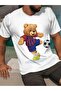 Unisex Print Detailed Oversize Simple T-shirt - 2